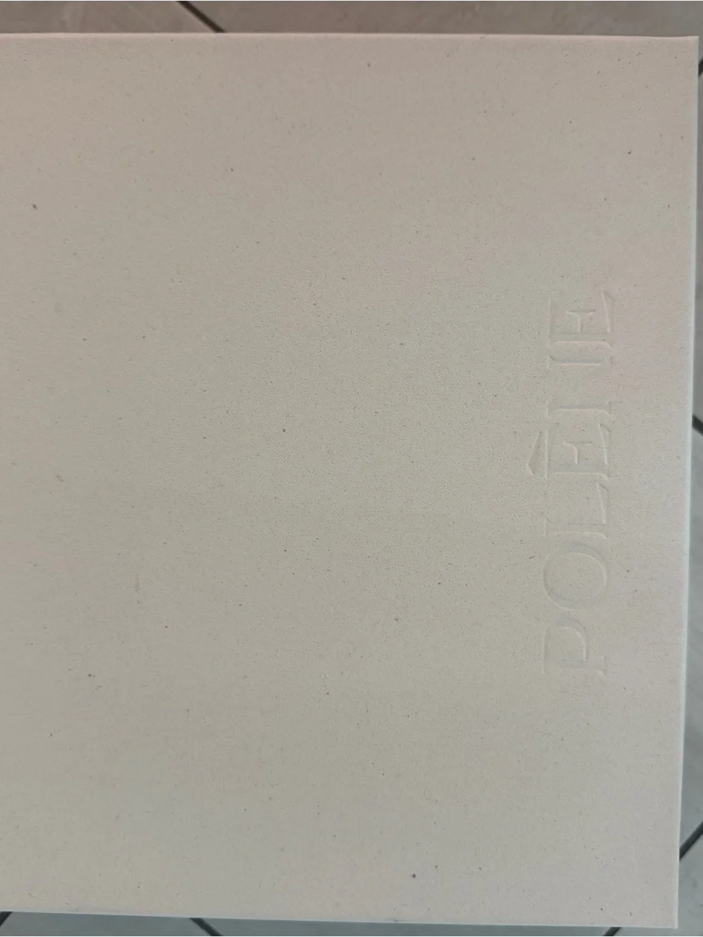 Polene gift boxes set of 2: white embossed presentation box